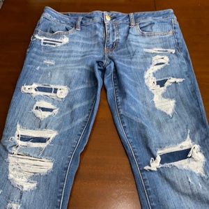 EUC AEO DISTRESSED JEGGING